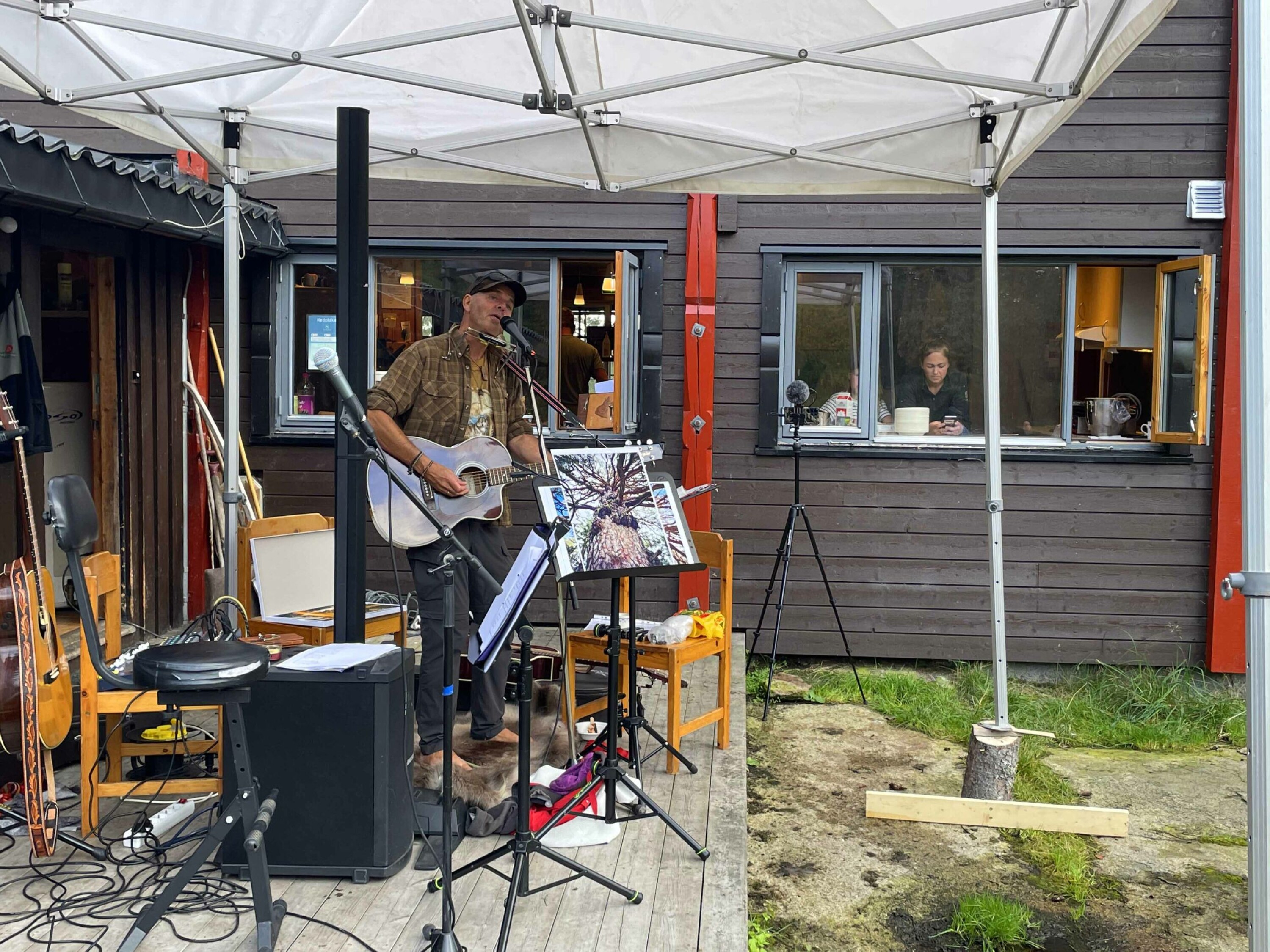 Skaurock på Tverken med Dagfinn Kolberg på lørdagsettermidagen.