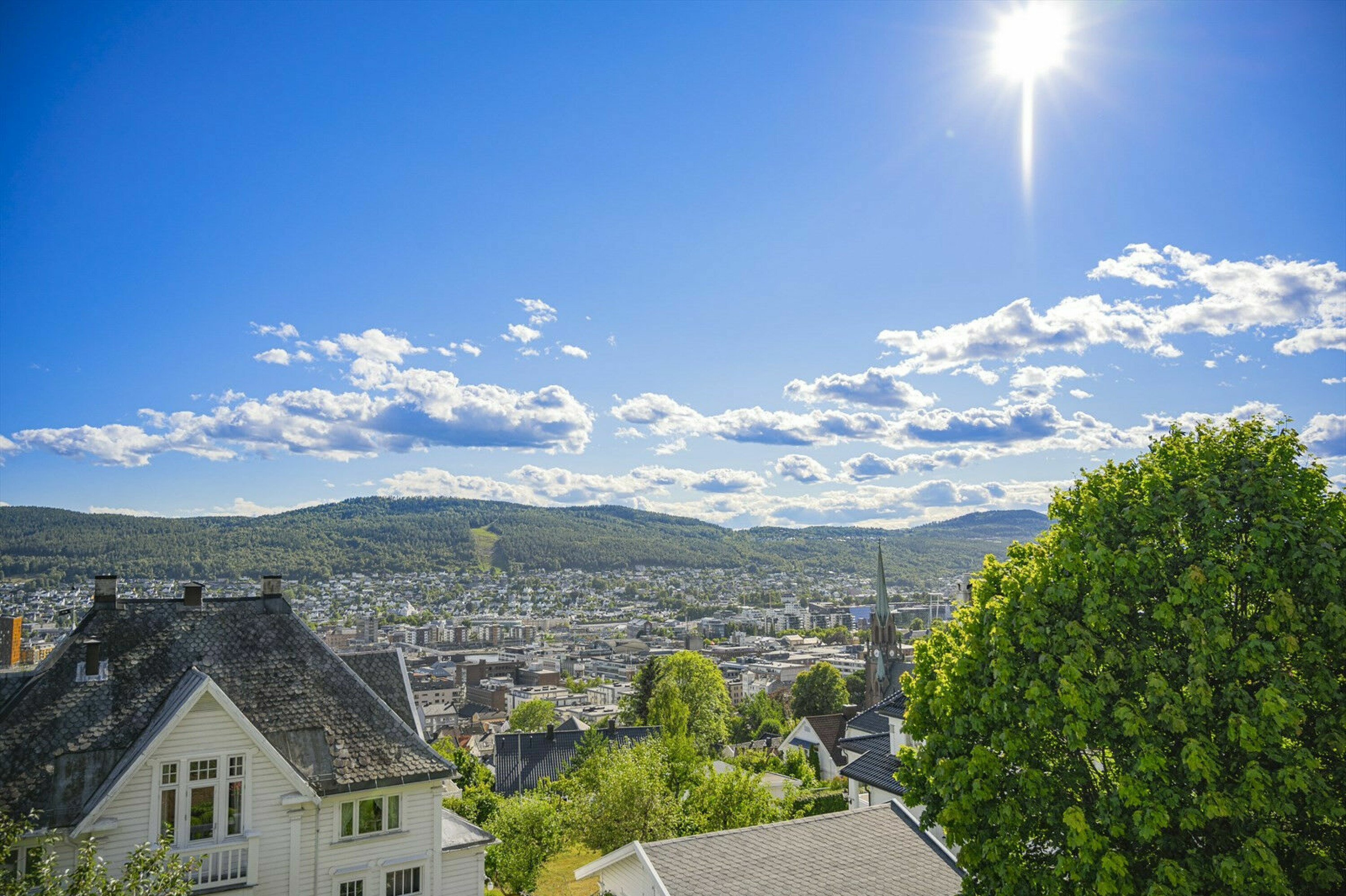 UTSIKT: Panoramautsikt over Drammen sentrum