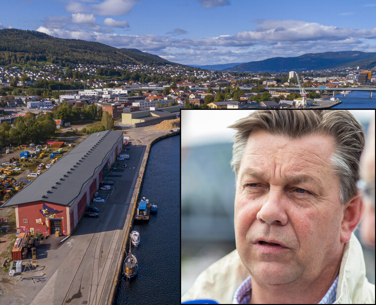 BOLIGUTVIKLING: Området ved Tangenkaia skal forvandles til et nytt boligområde.
