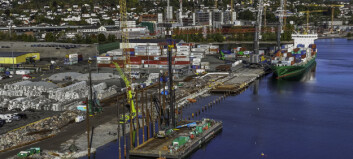 Ny kai styrker gods-knutepunktet Drammen: Her møtes båt, bil og bane