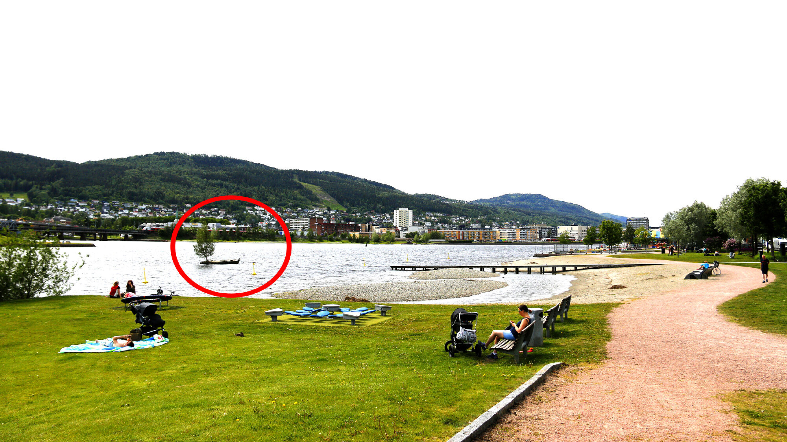 SLIK VAR DET: Her er installasjonen avbildet på et arkivbilde.