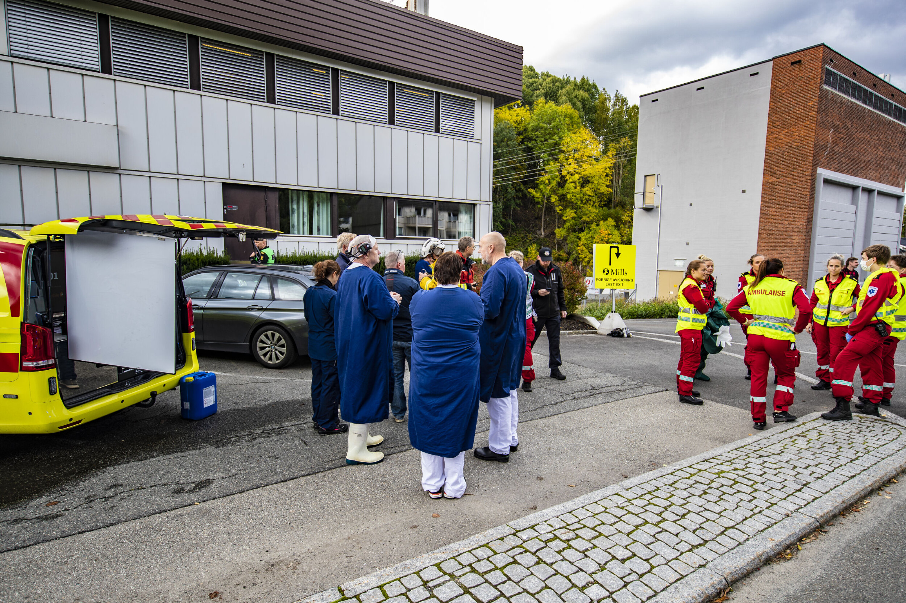 Åtte til sykehus etter klorgass-utslipp