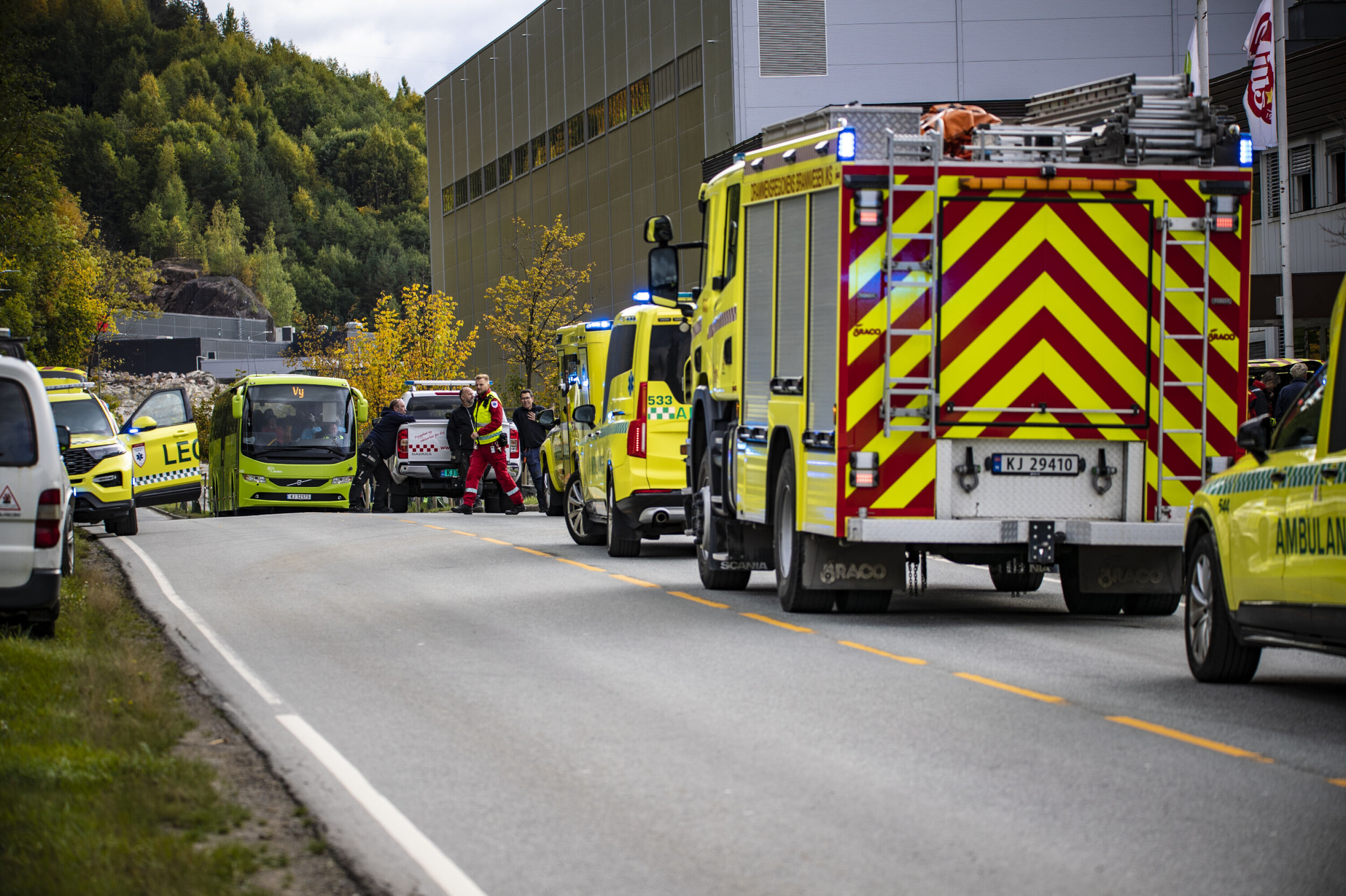 Åtte til sykehus etter klorgass-utslipp