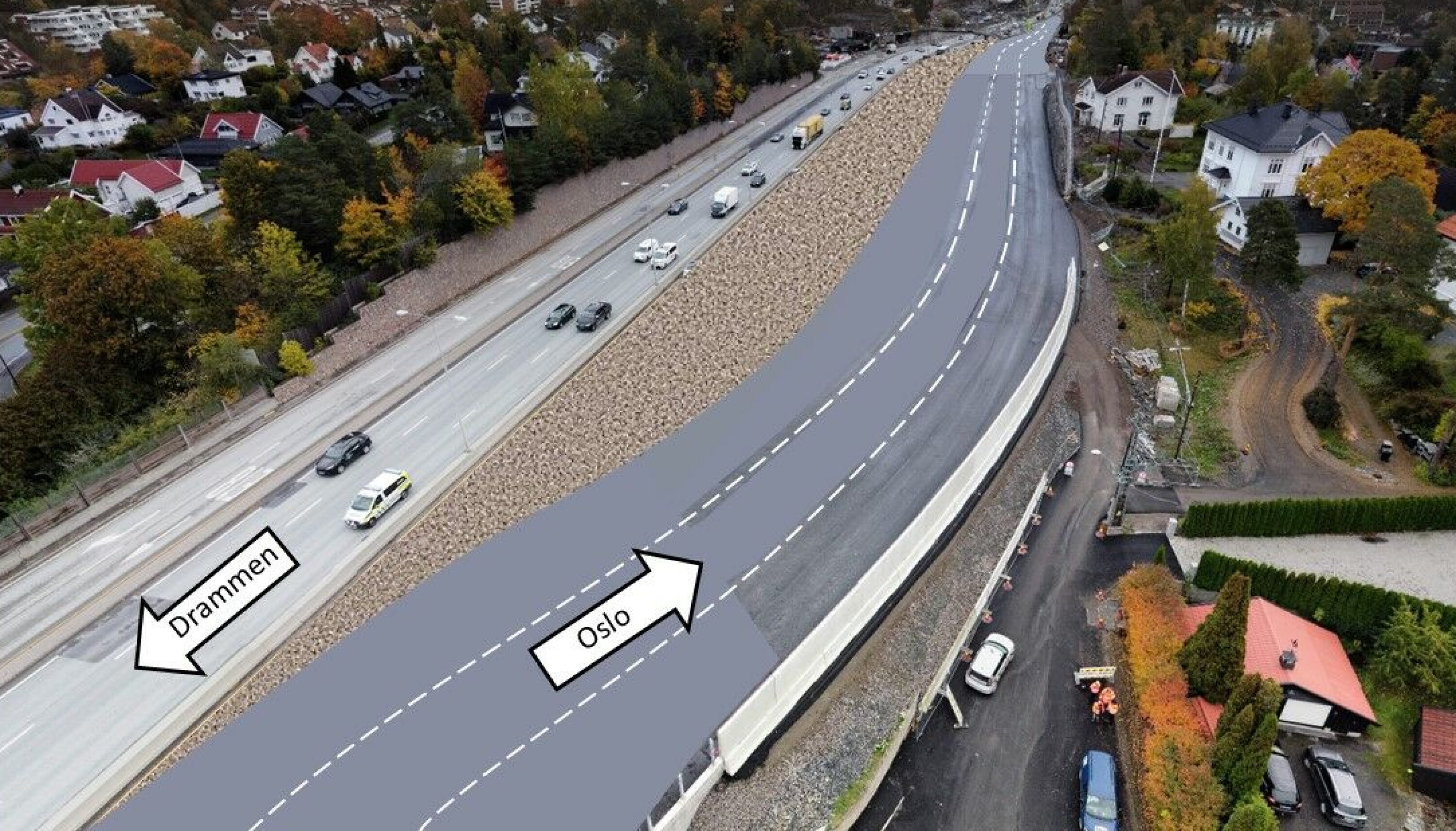 Advarer mot E18-kø mot Oslo:- Oppfordrer til hjemmekontor