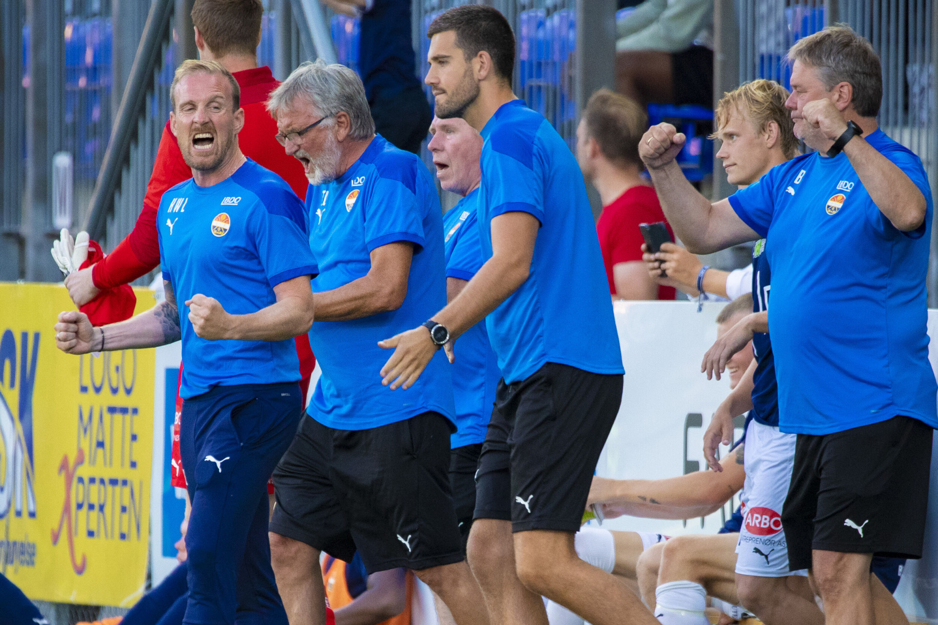 HAR LEVERT SOM BESTILT: Håkon Wibe-Lund og Bjørn Petter Ingebretsen har vært klubbens redningsmenn i flere omganger, og også denne sesongen har trenerduoen levert i henhold til klubbens ambisjoner, påpeker DRM24's kommentator.