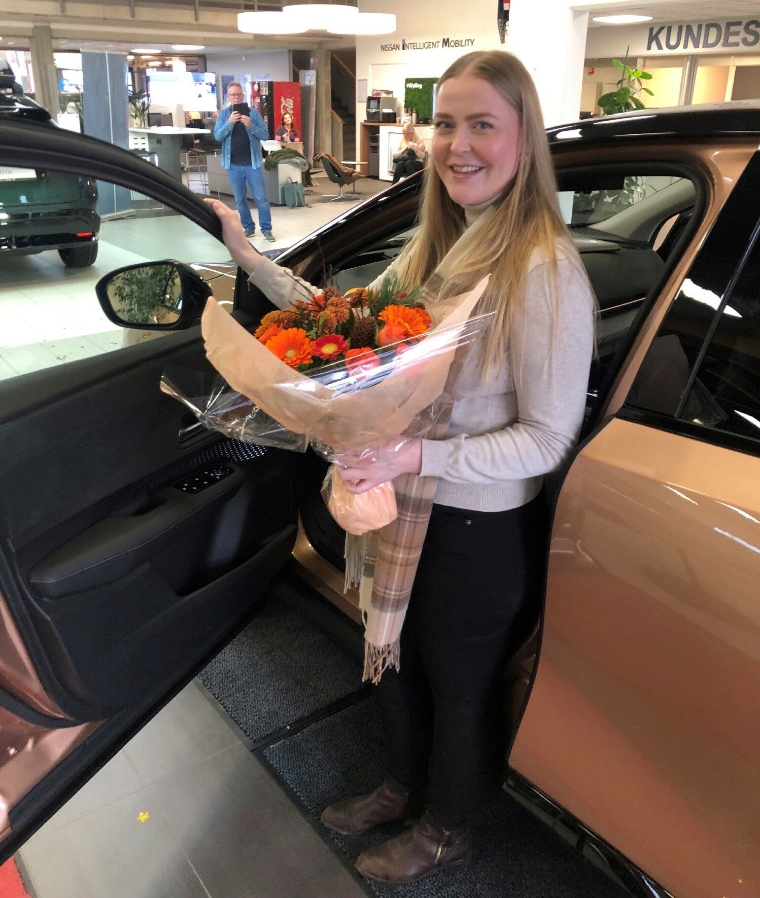 Irene vant like godt drømmebilen!