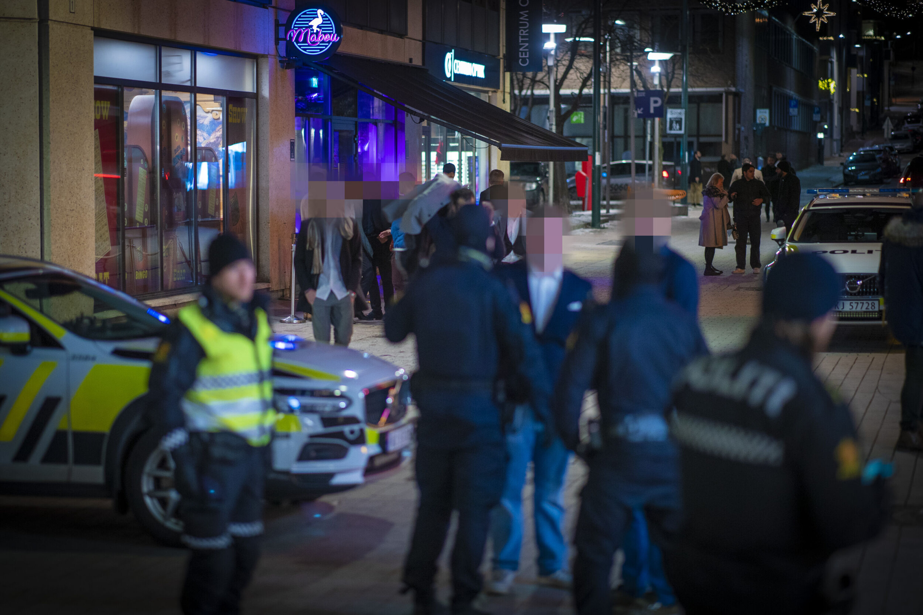 Hendelsen skjedde ved et utested i Amtmand Bloms gate. Personene på bildet har ikke noe med saken å gjøre.