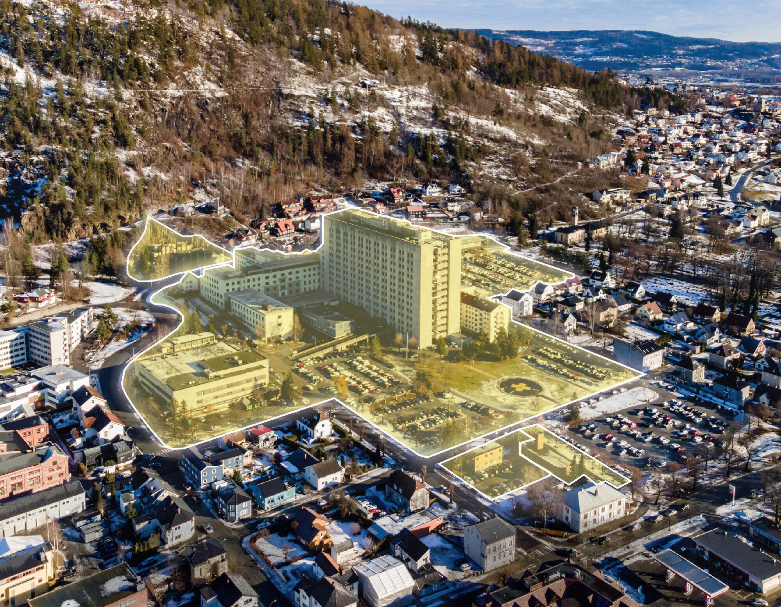 Sykehustomta er solgt - estimeres til en milliard