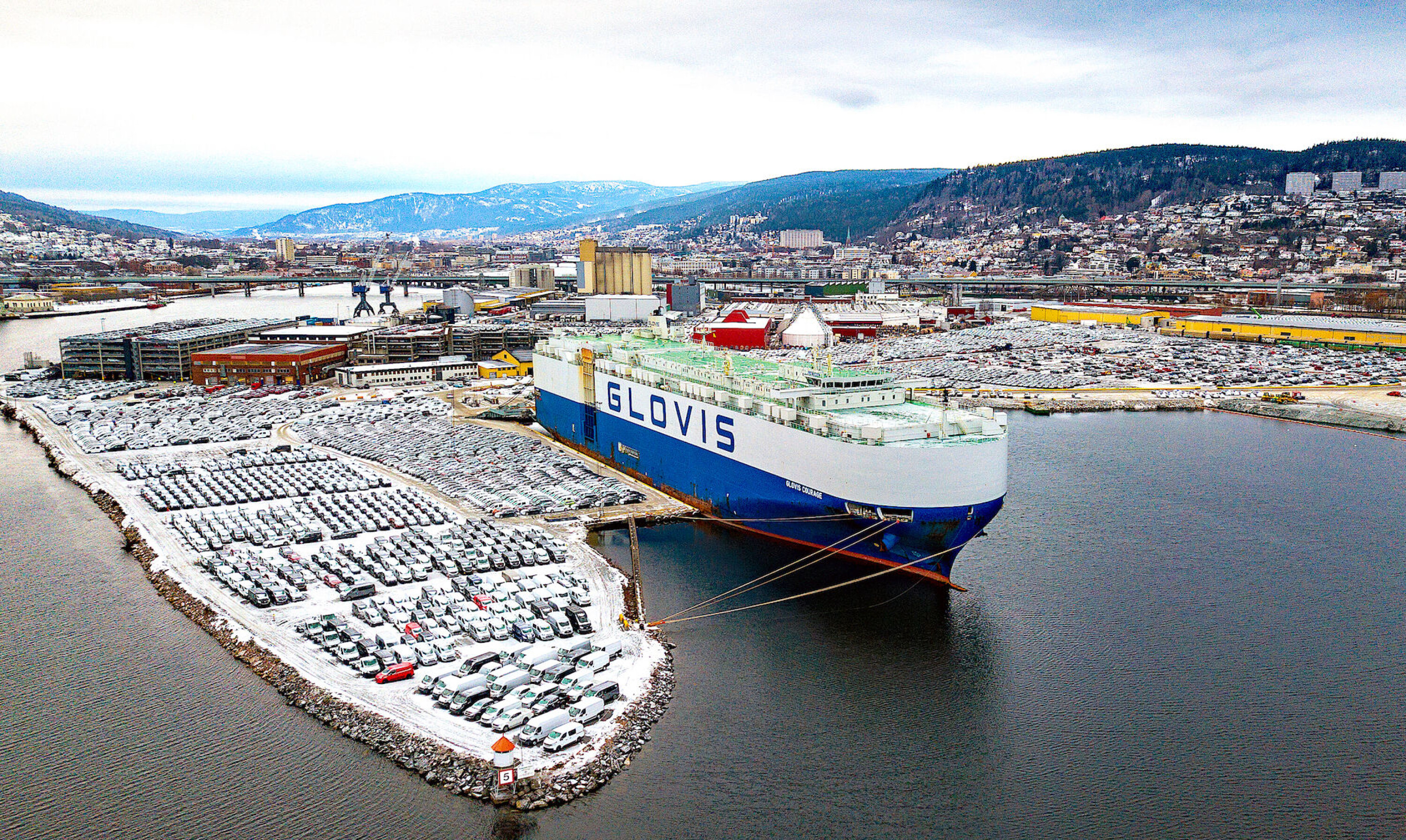 Nytt rekordår for bilimporten til Drammen