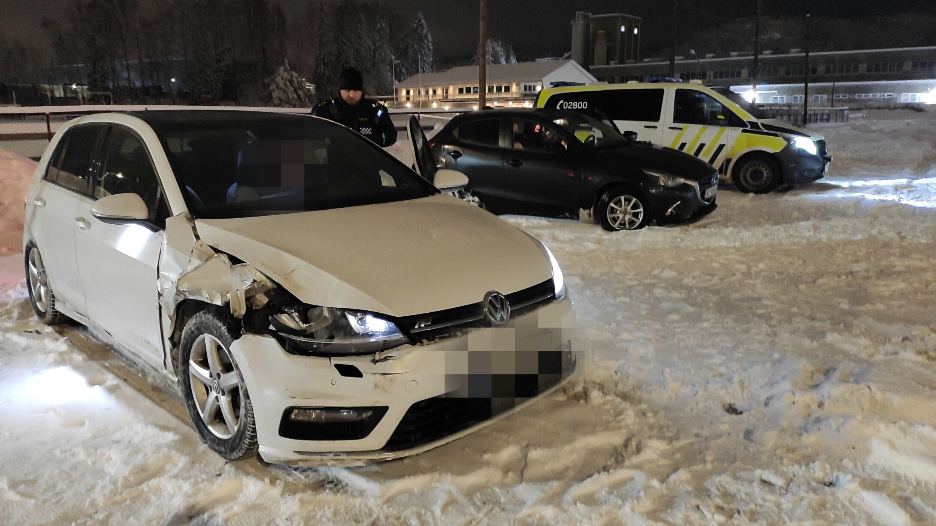Kollisjon på Loesmoen