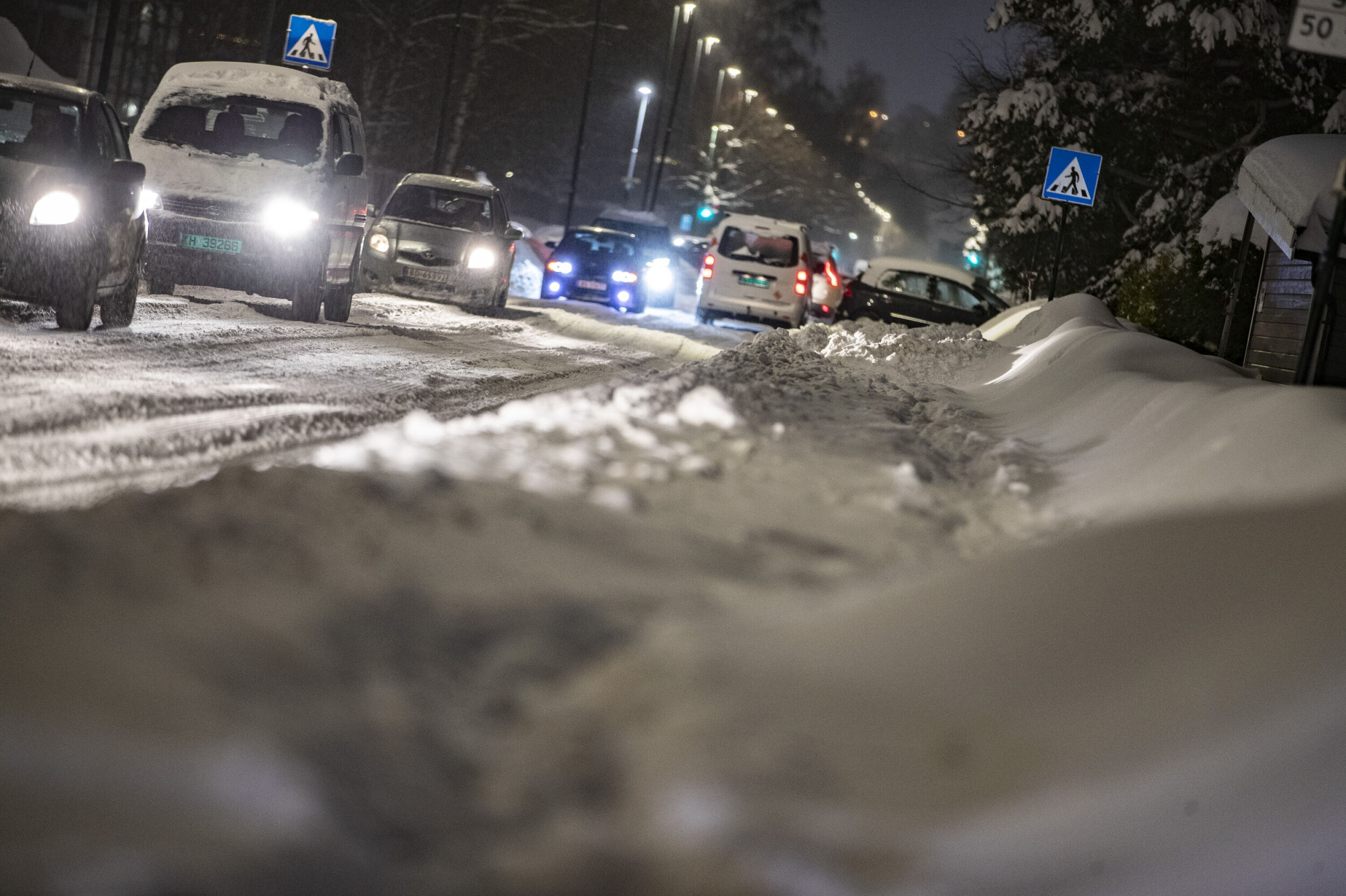 PROFESSOR SMITHS ALLÉ: Øyeblikksbilde fra de rådende forhold i 1600-tiden ved Rema 1000/Gulskogen Senter.