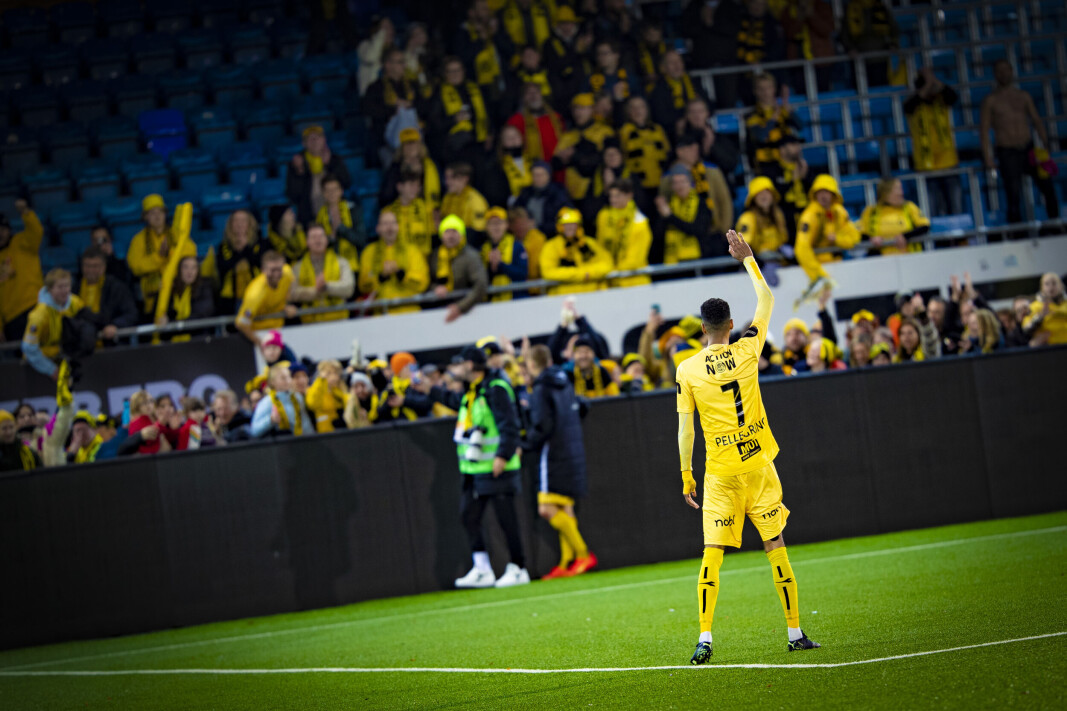 TILBAKE I HJEMBYEN: Her fra Marienlyst Stadion mellom Strømsgodset og Bodø/Glimt i november. TILBAKE I HJEMBYEN: Her fra Marienlyst Stadion mellom Strømsgodset og Bodø/Glimt i november.