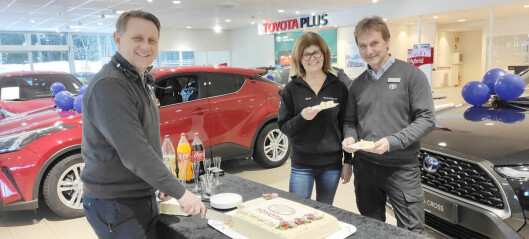 Feiret 20 år som Toyota-forhandler