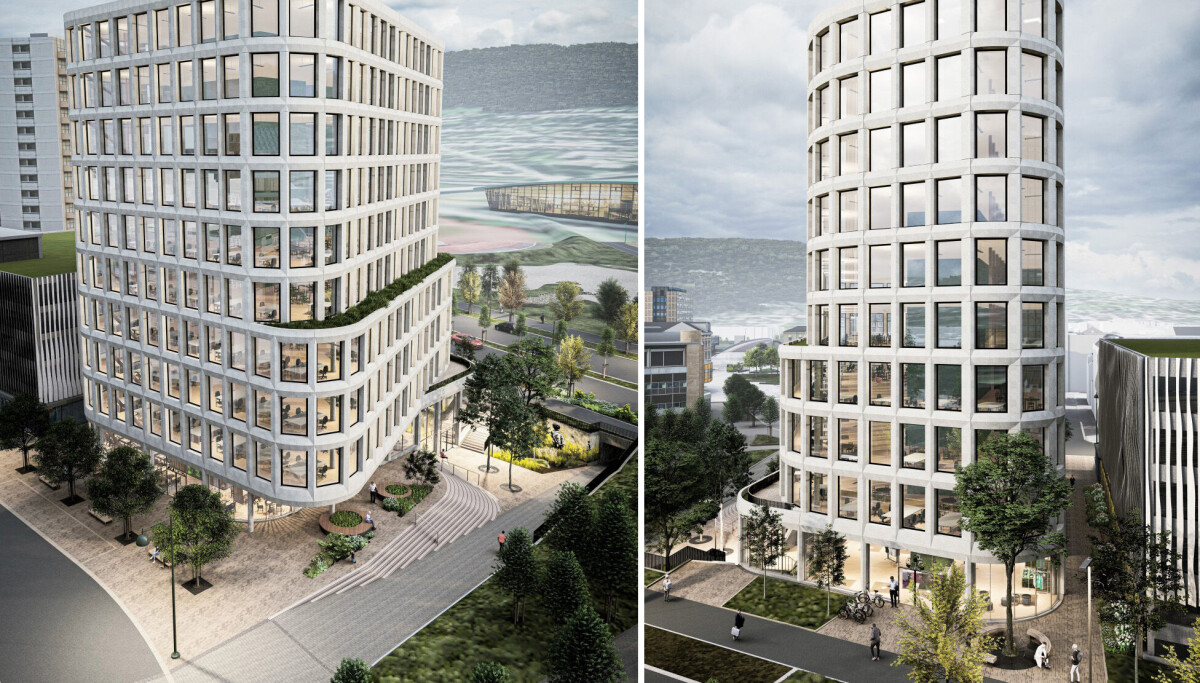 Slik blir det nye signalbygget på Strømsø - kan stå klart i 2026