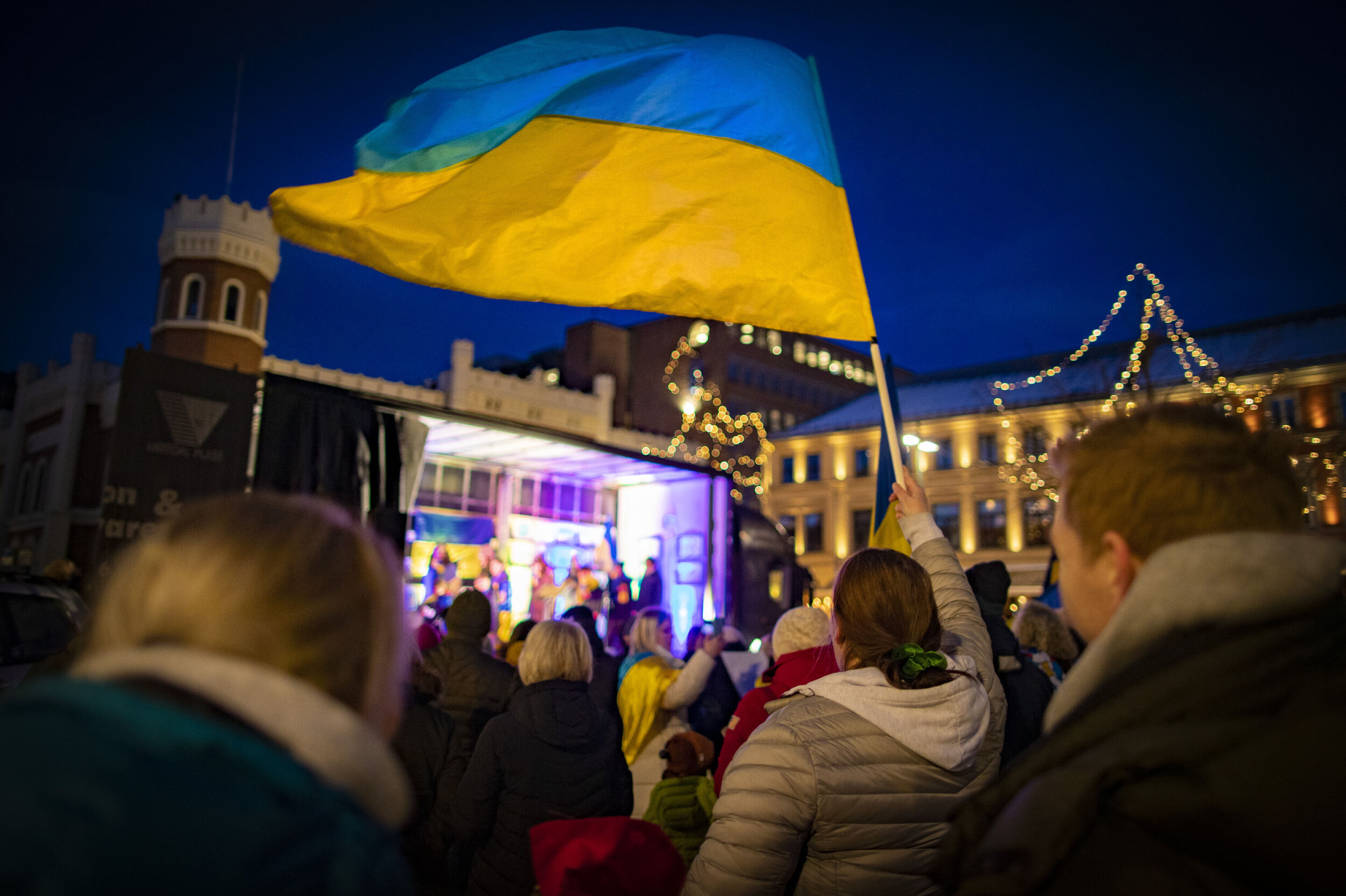 Markerte ettårsdagen for krigen