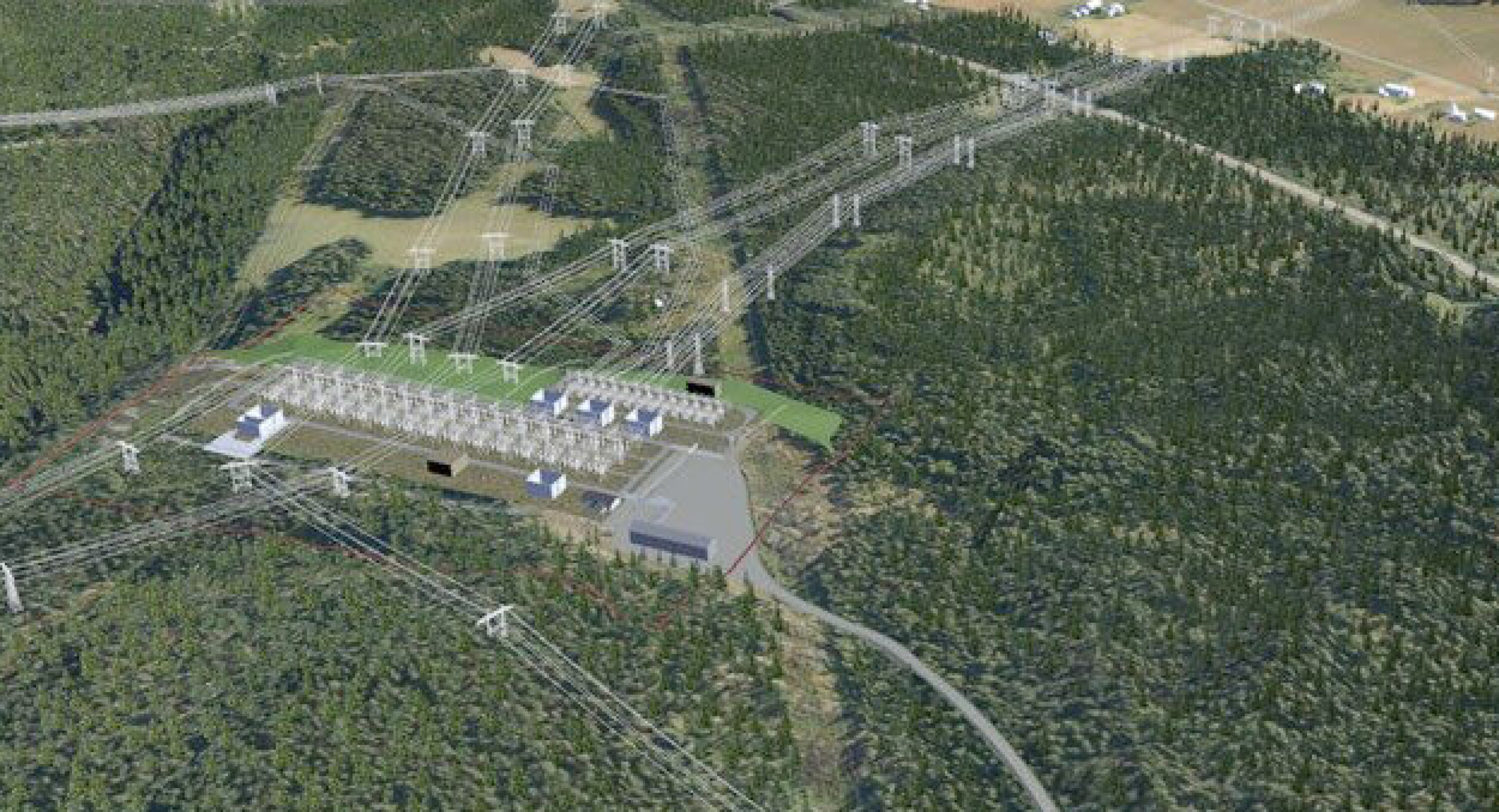 Slik kan den nye Eiker transformatorstasjon se ut. Slik kan den nye Eiker transformatorstasjon se ut.