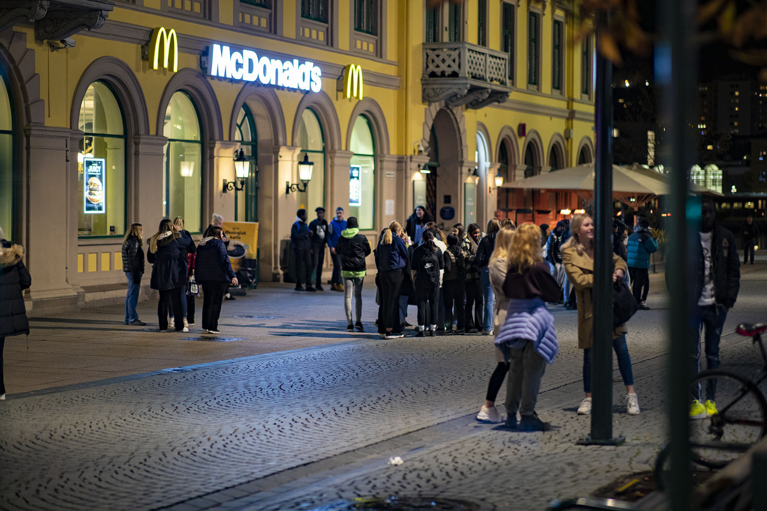 BRAGERNES: Er tilholdssted/samlingspunkt for mange unge på kveldstid og topper statistikken over lovbrudd under 18 år.