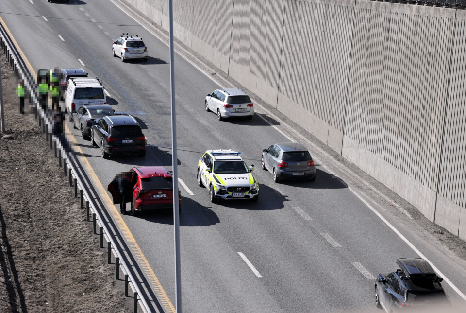 E18: Store trafikale problemer etter kjedekollisjon i påskeutfarten
