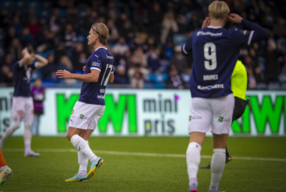 NESTEN MATCHVINNER: Marcus Mehnert sendte Godset i ledelsen kvarteret før slutt. Det endte allikevel med tap.