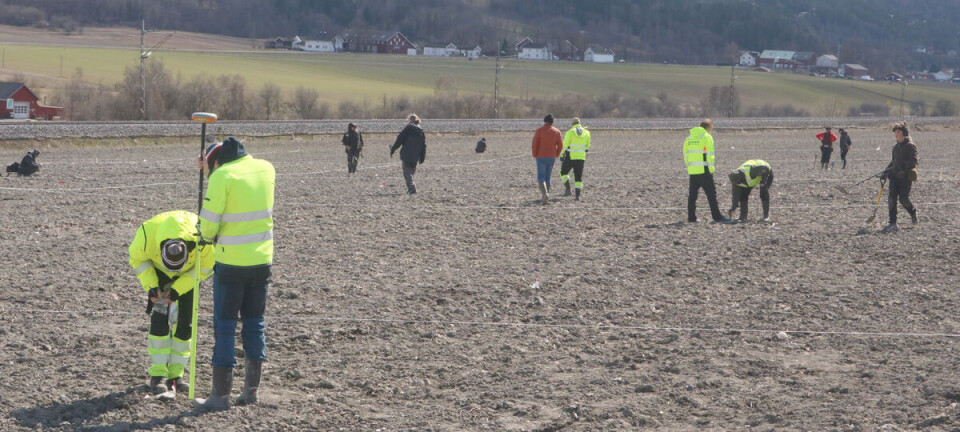 Gikk manngard med metalldetektorer