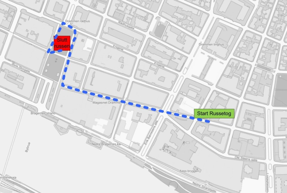 Slik går årets barnetog og russetog 17. mai