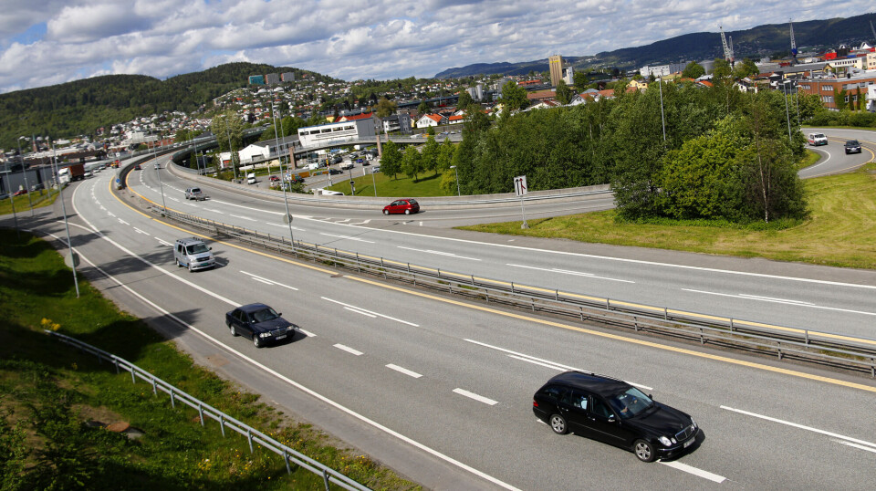 BANGELØKKA: Trafikkmaskinen genererer det som er Drammens verste område med tanke på luftforurensning.