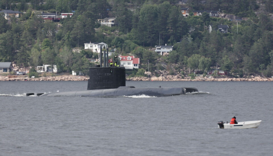Ubåt i Drammensfjorden