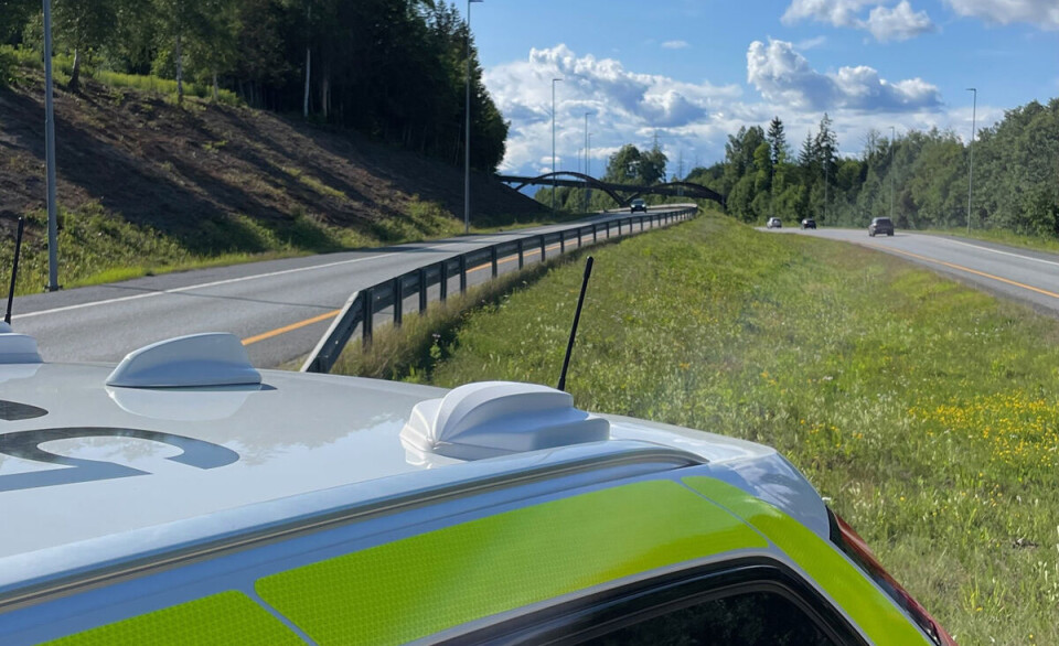 KONTROLLERES OFTE: Denne strekningen gjennomfører politiet hyppige kontroller på. Årsaken er at svært mange «gir på» i forbikjøringsfeltet på stedet.