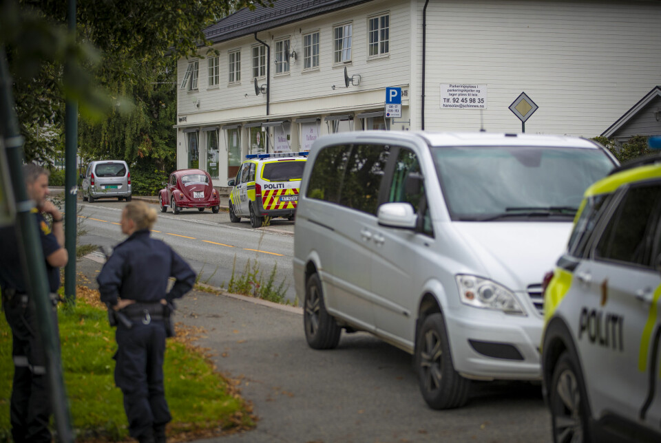 Det var kinarestauranten i bakgrunnen, Kinabudet på Brakerøya, som ble ranet.