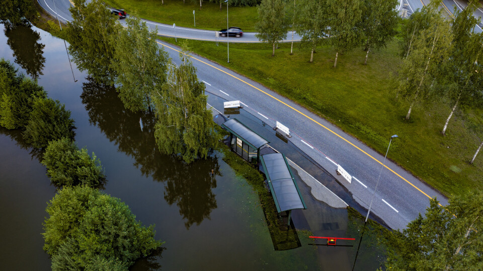 E134 centimetre fra ny oversvømmelse