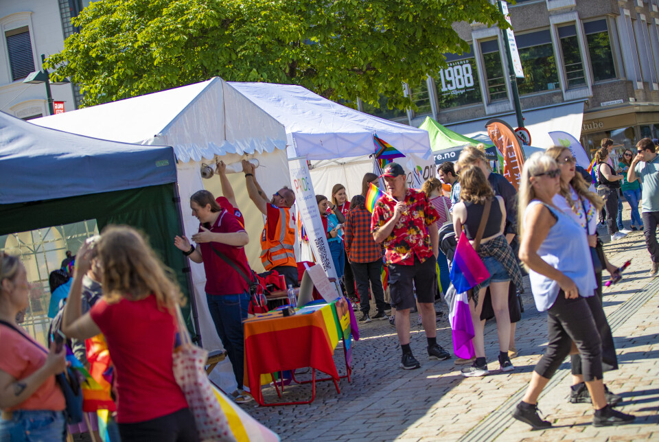 Pride-fest på torget