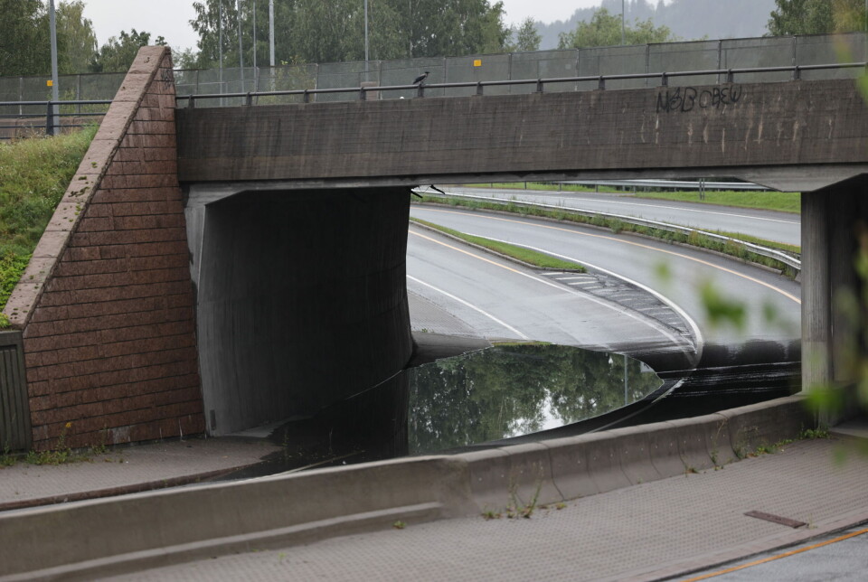 E134 også stengt mot Drammen