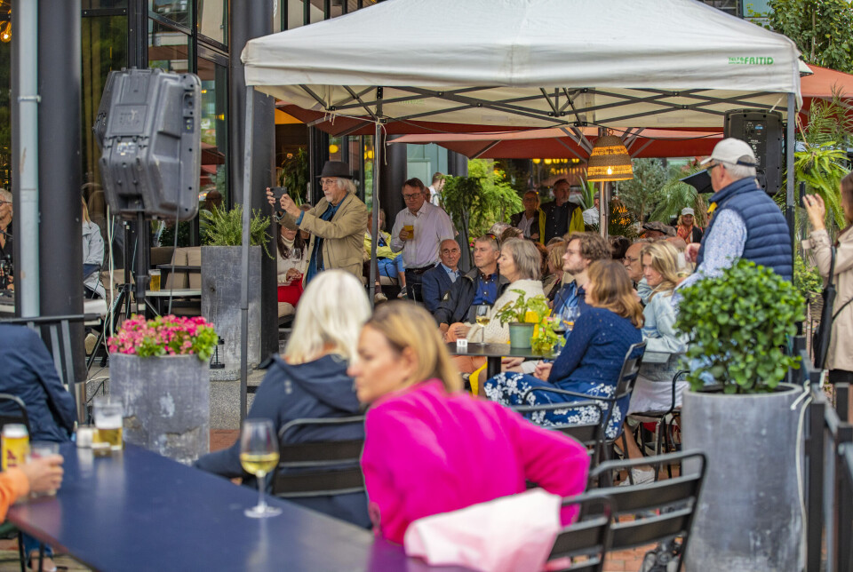 Stinn brakke på Ypsilon-brygga