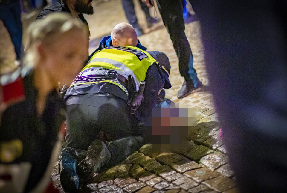 Her bryter kaoset løs på byen
