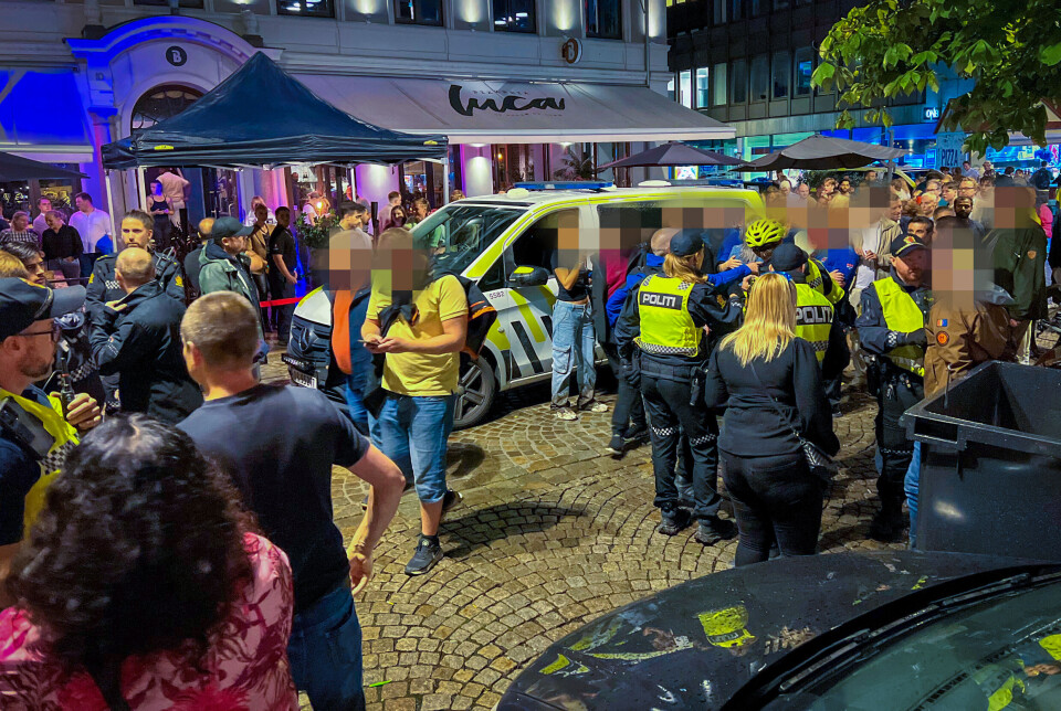 Her bryter kaoset løs på byen