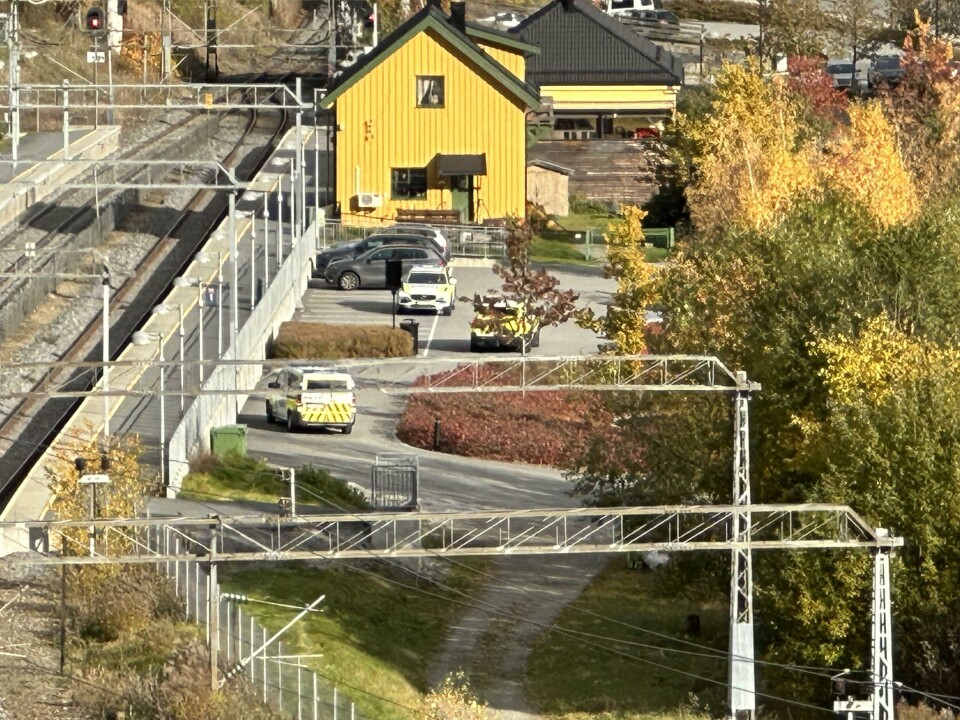 Større politiaksjon i Vestfossen
