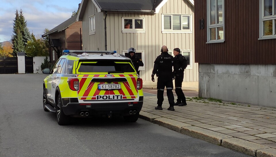 Større politiaksjon i Vestfossen