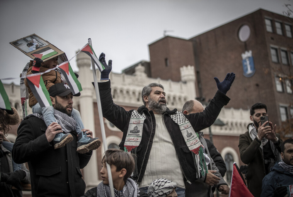 Stor anti-Israel demonstrasjon i Drammen