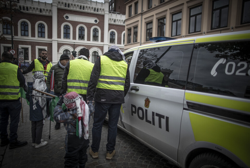 Stor anti-Israel demonstrasjon i Drammen