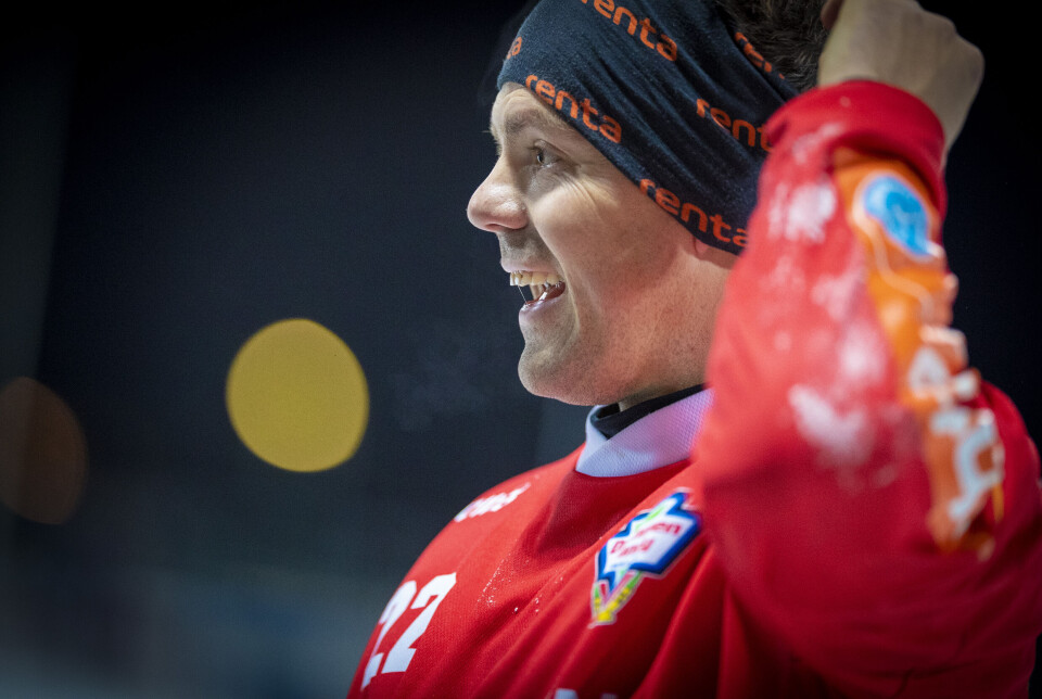 HOLDT NULLEN: Drammens målvakt Oliver Hereta kunne juble etter å ha stoppet det som kom av skuddforsøk fra Stabæk og holdt buret rent.