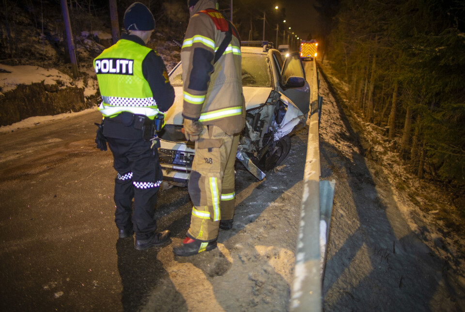 Utforkjøring på Fjellsveien