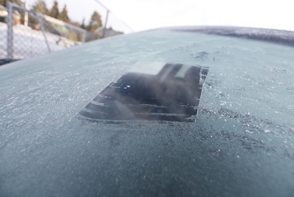 Hadde ikke skrapet frontruta - fikk beslaglagt førerkortet