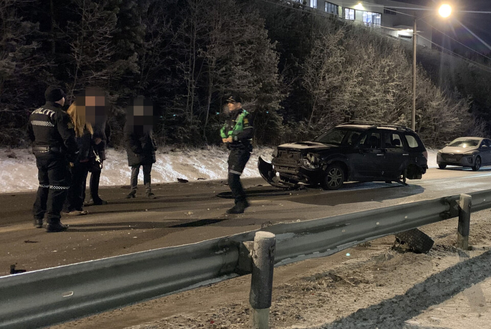 Ruset fører forårsaket kollisjon - stakk fra stedet