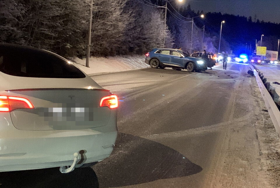 Ruset fører forårsaket kollisjon - stakk fra stedet