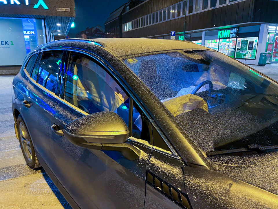 Alle airbagene løste ut på personbilen
