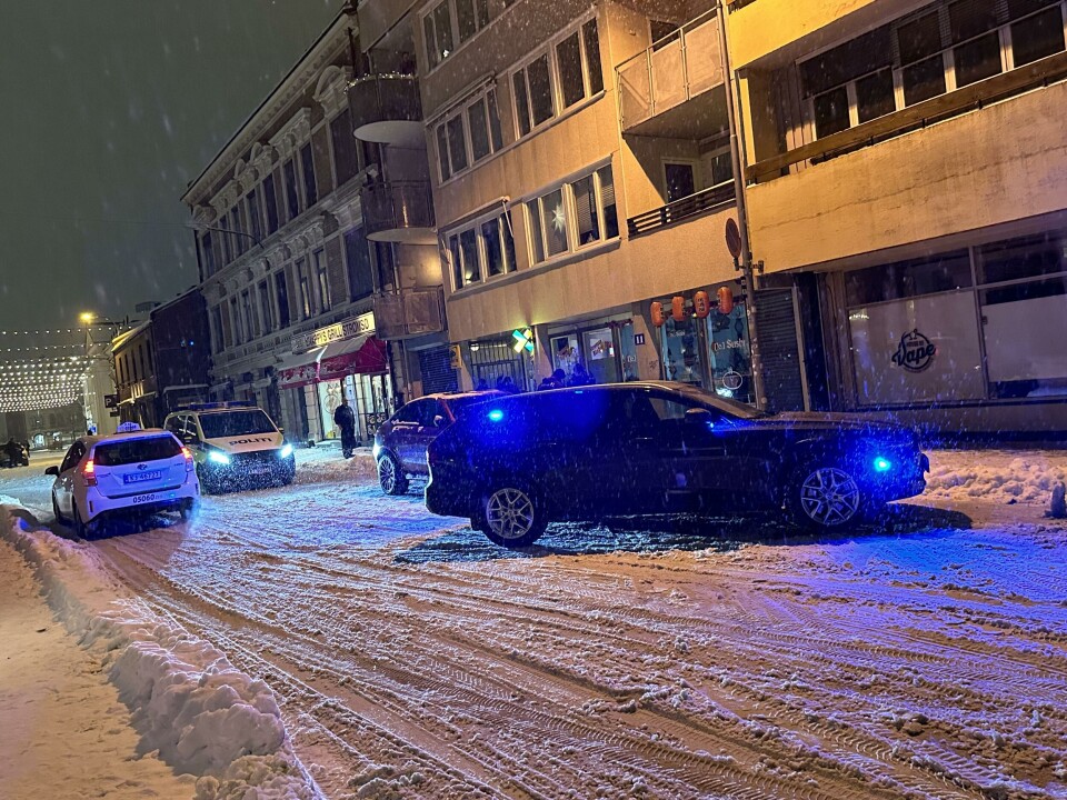 Bilfører måtte legges i bakken og pågripes med pepperspray