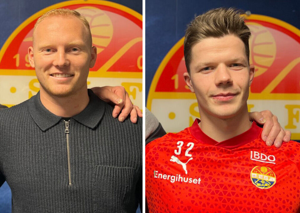 F.v. Sivert Westerlund (24) og Frank Stople (21)
