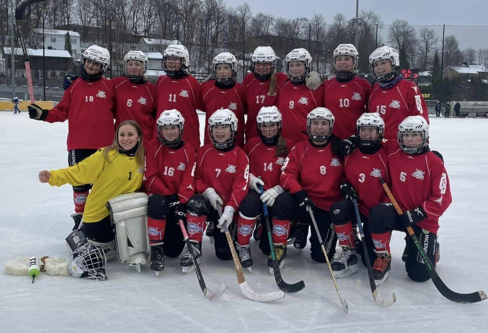 Drammensjenter vant kretsmesterskap i bandy