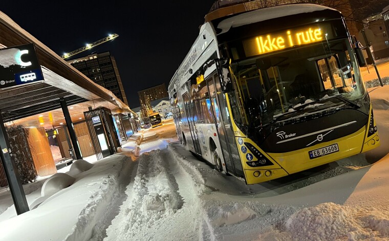 Disse busslinjene innstilles mandag