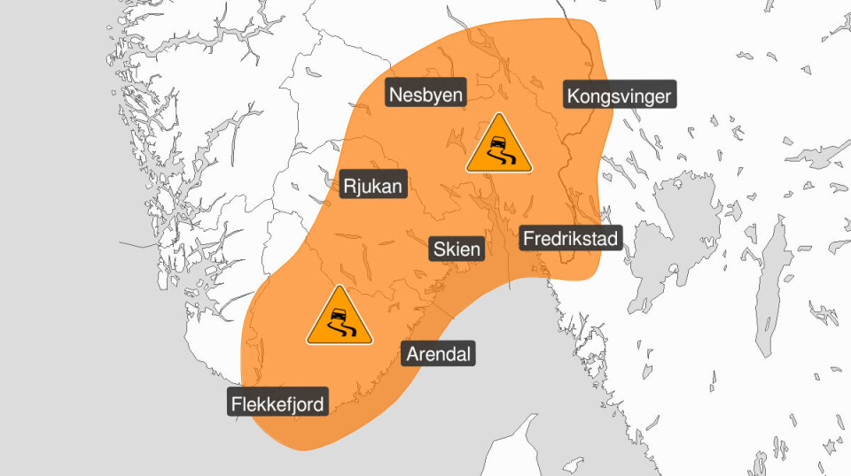 Oppgraderer farevarsel til oransje: - La bilen stå